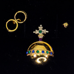 Coronation Orb, Ring, and Bracelet Miniature Set - Distinctly British