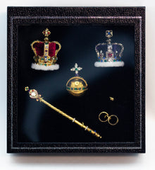 Coronation Crown Miniature Set 7 Piece - Distinctly British