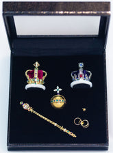 Coronation Crown Miniature Set 7 Piece - Distinctly British