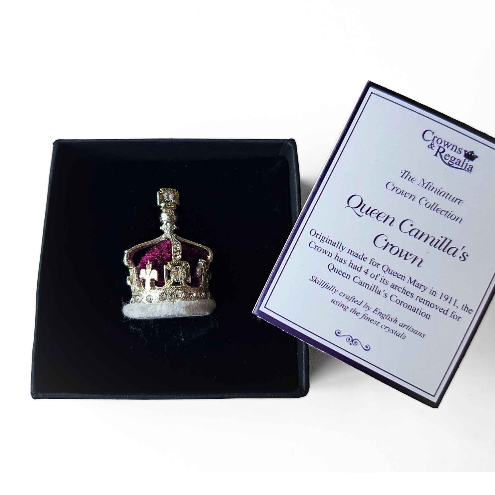 Queen Camilla's Crown Collectors Edition Boxed - Distinctly British