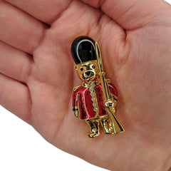 Guardsman Teddy Bear Brooch - Distinctly British