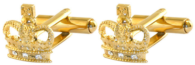 Coronation Crown Cufflinks - Distinctly British