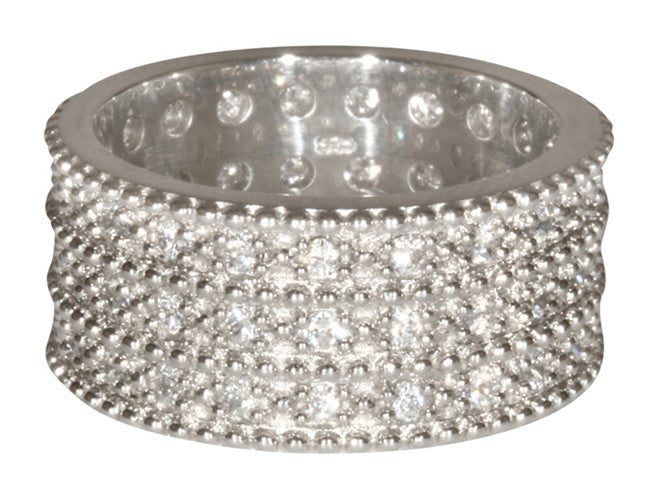 Triple Band from George IV Diadem - Sterling Silver - Single Row - Distinctly British