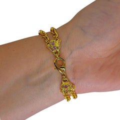 Princess Margaret Rose Ornate Bracelet - Distinctly British