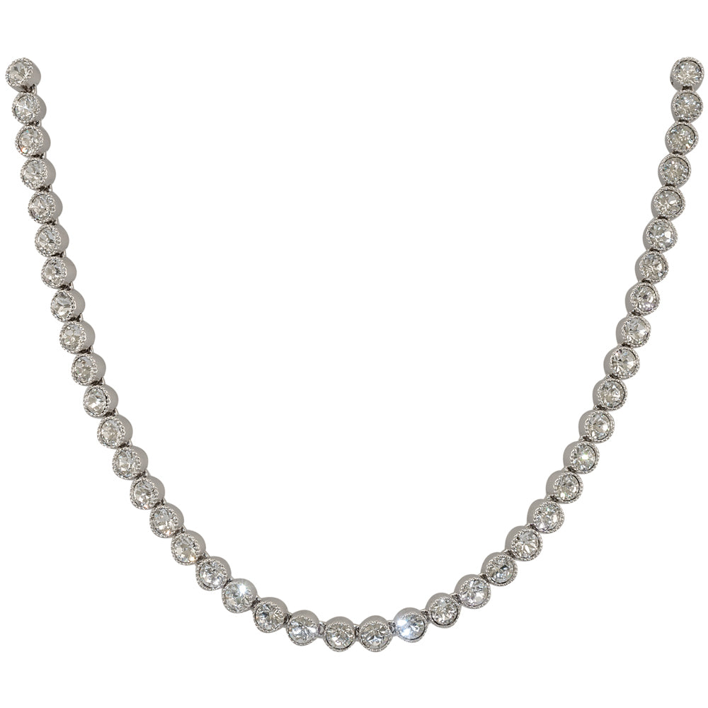 Crystal Tennis Necklace - Distinctly British