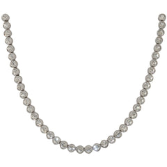 Crystal Tennis Necklace - Distinctly British