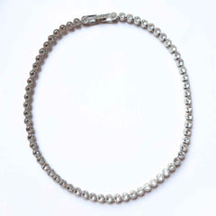Crystal Tennis Necklace - Distinctly British
