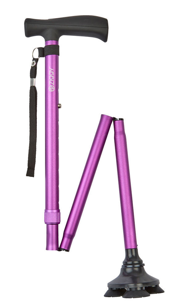 Tribase Folding Stick - Purple - Distinctly British