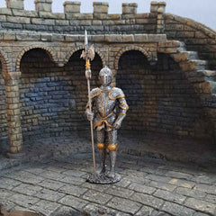 Knight with Halberd metal knight