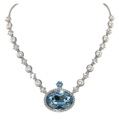 Royal Imperial Aqua Necklace - TimeLine Gifts