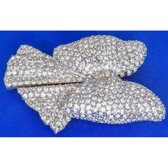 Bow Clear Crystal Brooch - Distinctly British