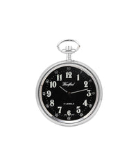 Woodford Mechanical Pocket Watch with Arabic Black Dial - Distinctly British