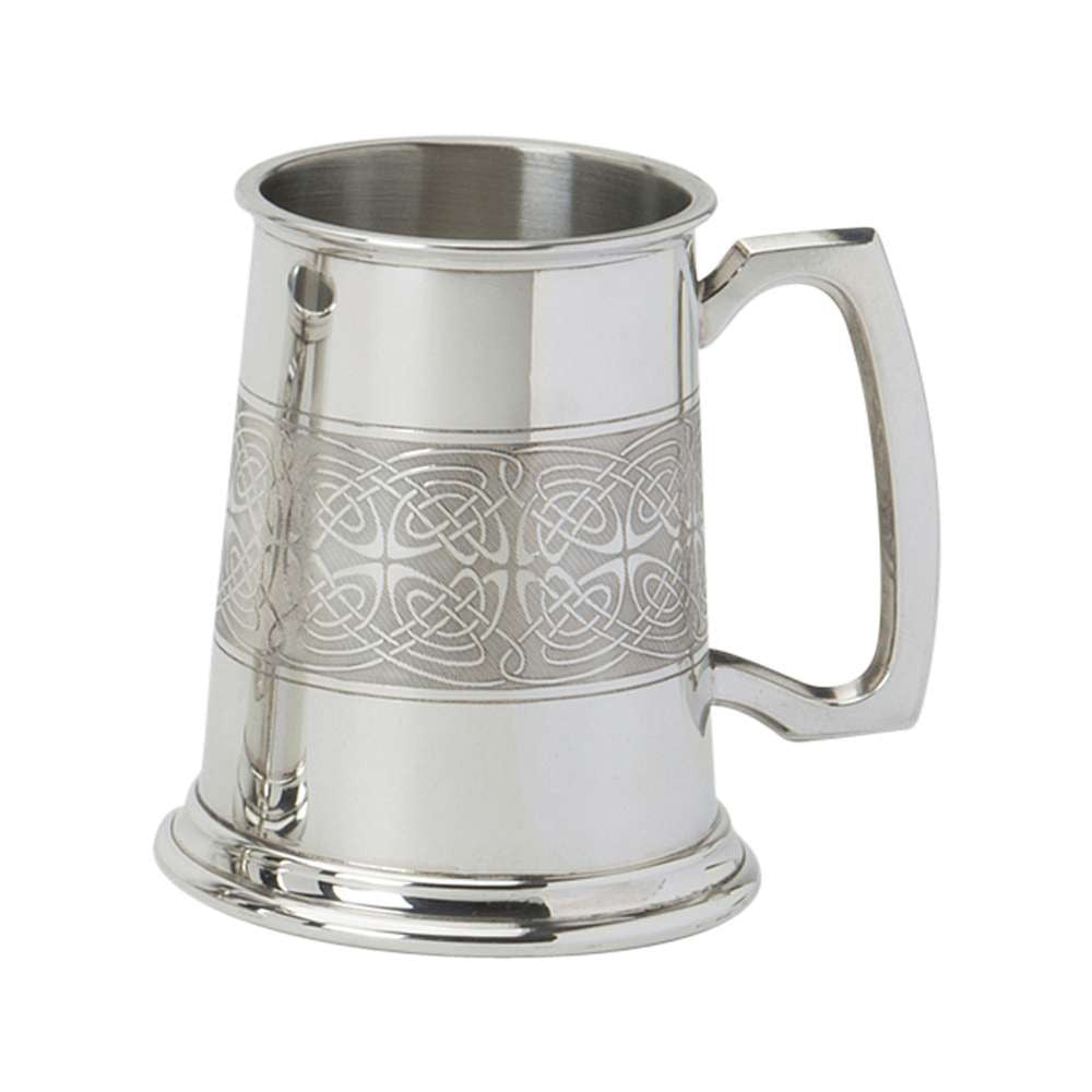 Celtic Pewter Treasure - Pint Tankard - Distinctly British