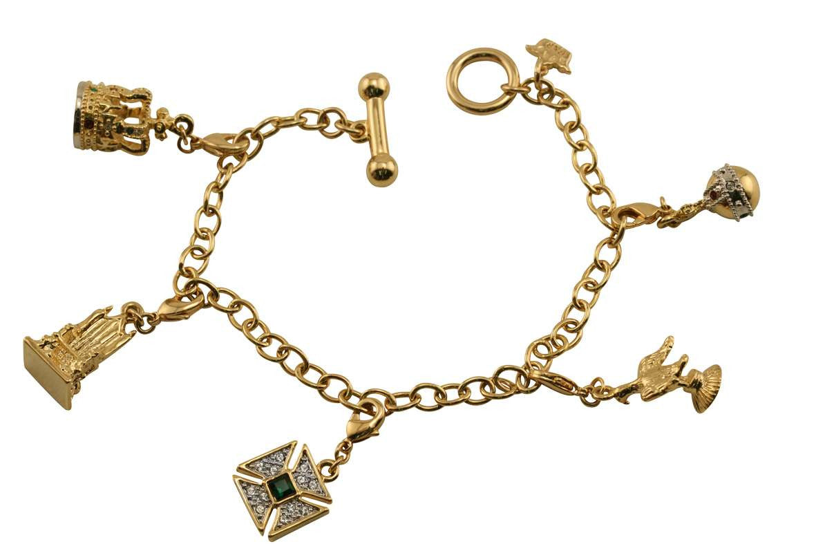 Coronation Regalia Charm Bracelet - TimeLine Gifts