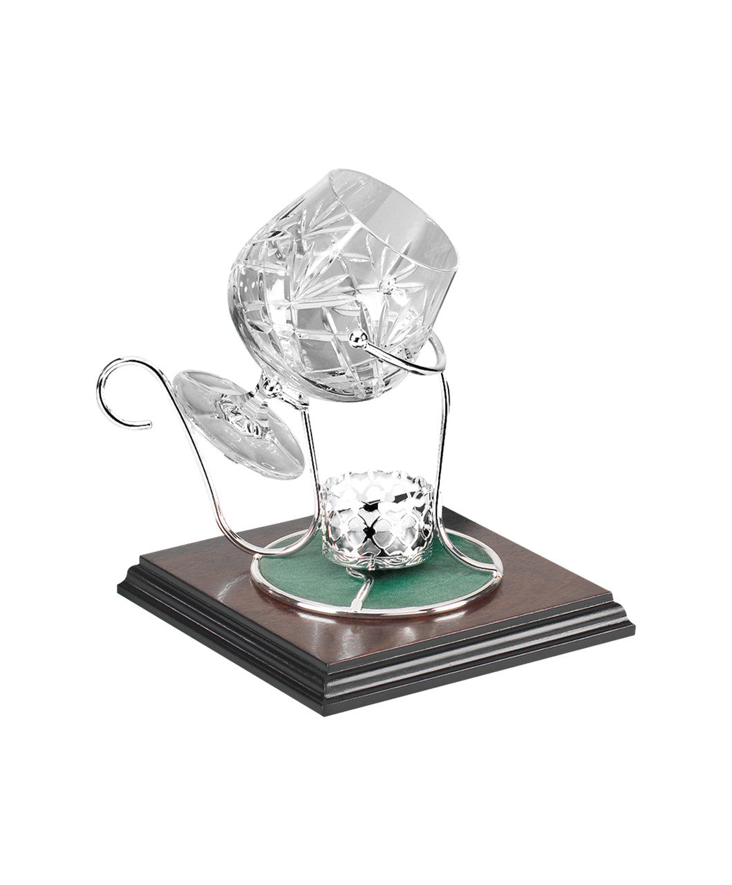 Brandy Warmer With Glass - Silver Plated - Distinctly British