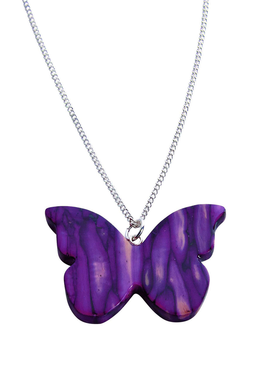 Heathergem - Butterfly Pendant - Distinctly British