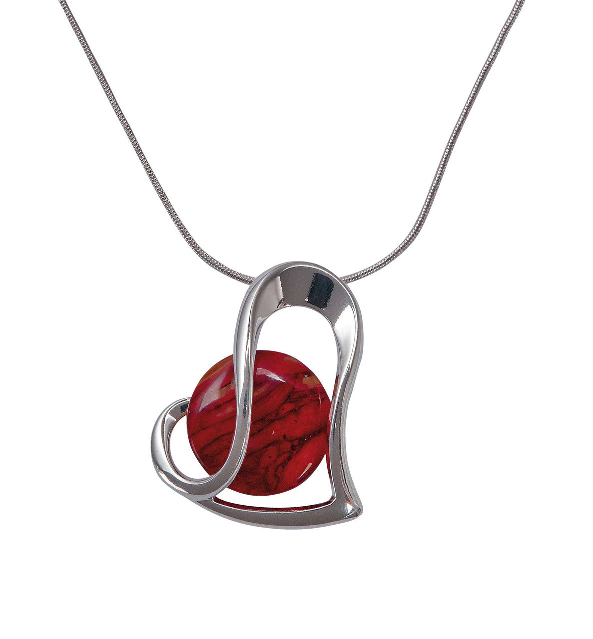 Heathergem Heart Pendant - Distinctly British