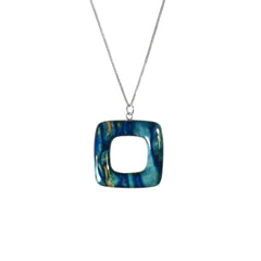 Heathergem - Open Square Pendant - Distinctly British