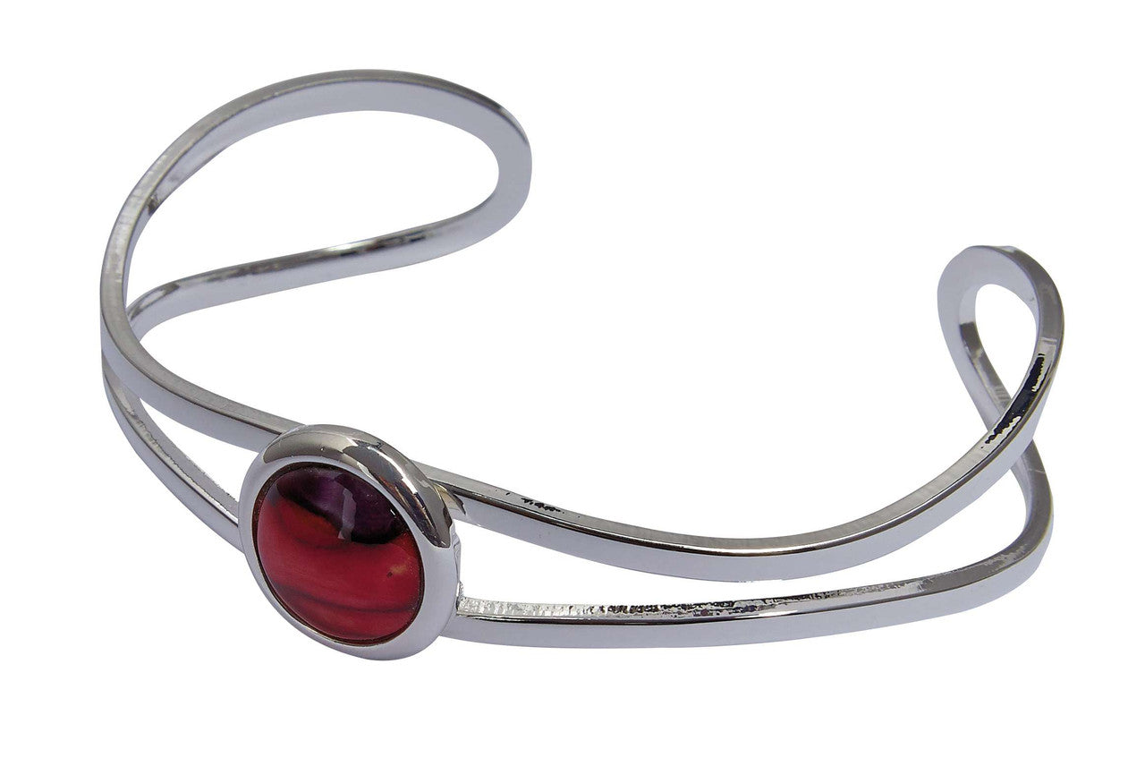 Heathergem - Silver Plated Bangle - Distinctly British
