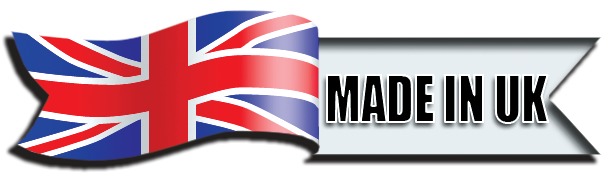 Union Jack flag that says "Made in UK"
