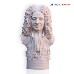 Bust - Sir Christopher Wren - Distinctly British