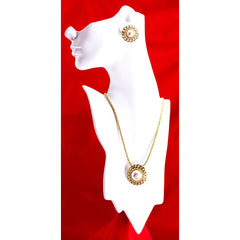 Rope and Faux Pearl Pendant - Distinctly British