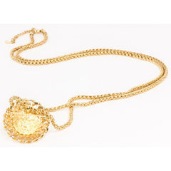 Rope and Faux Pearl Pendant - Distinctly British