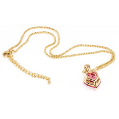Rose Heart Pendant On Chain - Distinctly British