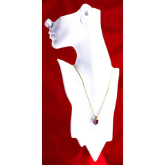 Rose Heart Pendant On Chain - Distinctly British