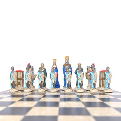 King Arthur & Camelot - Hand Painted Chess Set - Distinctly British