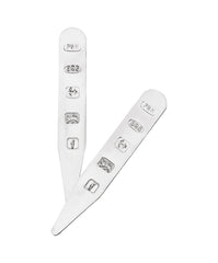 Sterling Silver Collar Stiffeners - Distinctly British