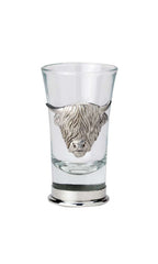 Shot Glass - Highland Cow - Distinctly British