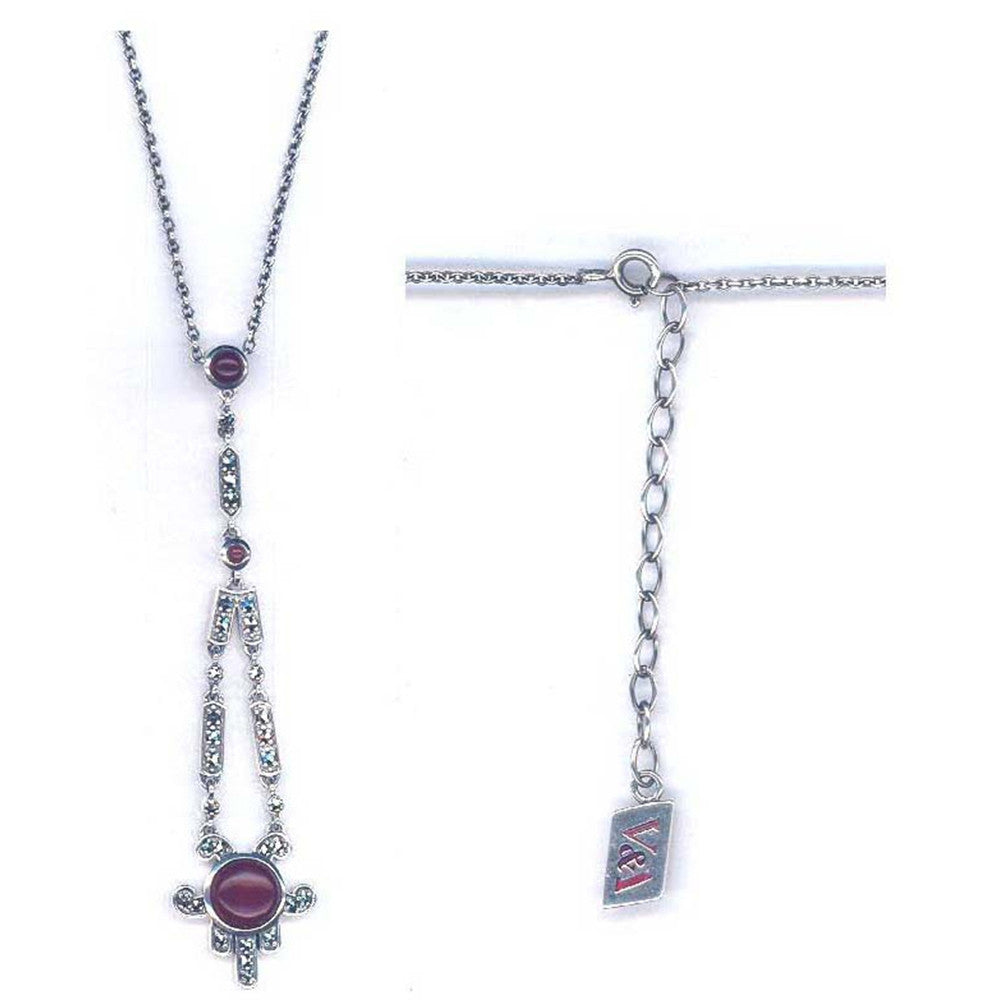 Silver Art Deco Cornelian Pendant - TimeLine Gifts