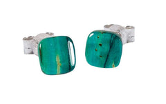 Square Heather Stud Earrings - Distinctly British