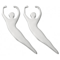 Sterling Silver Male Ballet Dance 5th Pas de Poisson Earrings - TimeLine Gifts