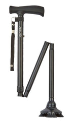 Tribase Folding Stick - Black - Distinctly British
