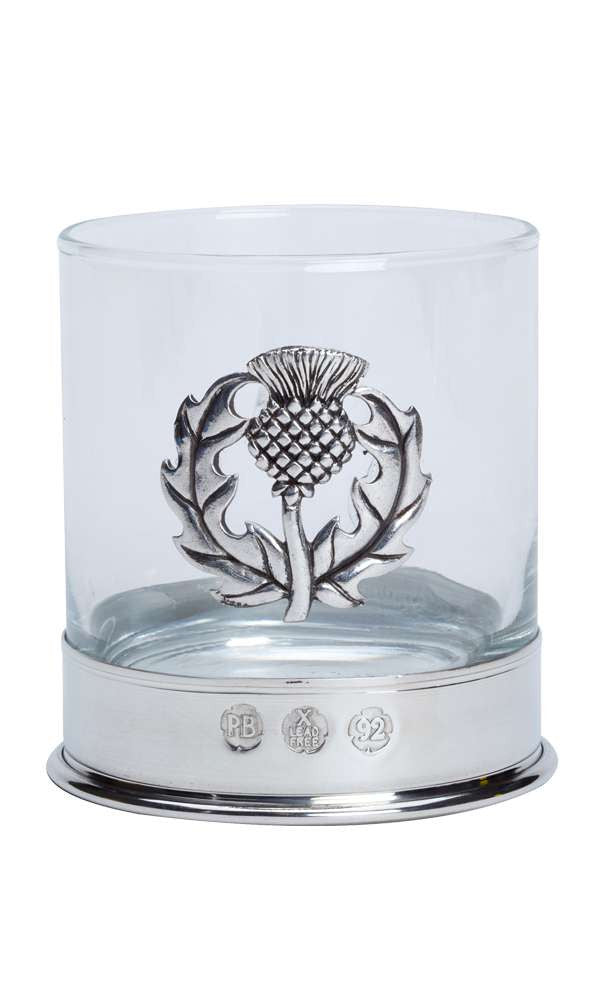 Whisky Glass - Celtic Thistle - Distinctly British