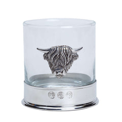 Whisky Glass - Highland Cow - Distinctly British