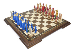 Westminster Abbey - Hand Painted Chess Set: intricately detailed chess piece figurine, highlighting architectural features and historical significance inspired by the iconic church's legacy.