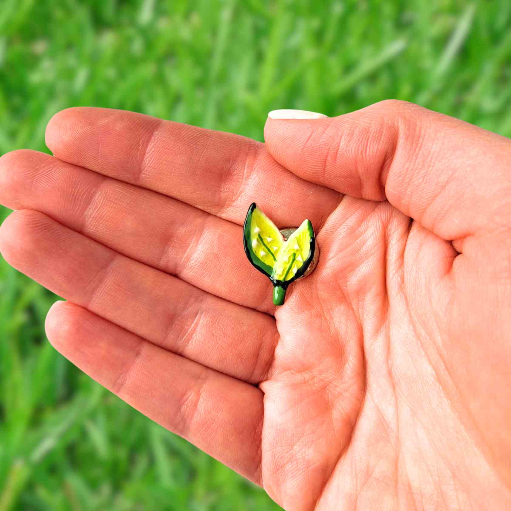 May Lily of The Valley Small Brooch Pin - TimeLine Gifts