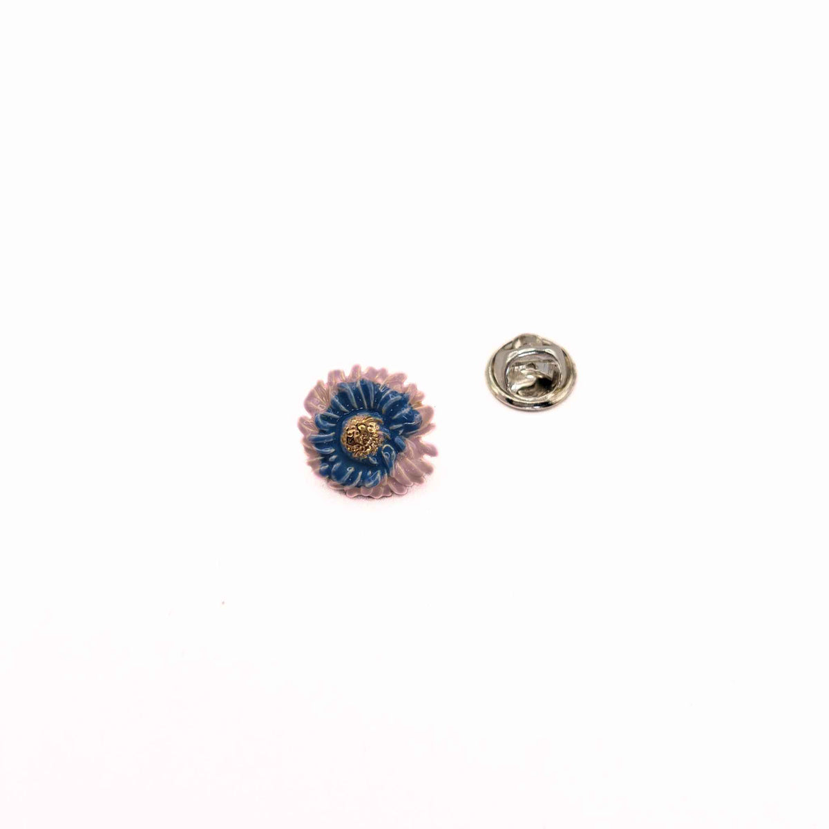 Aster Enamel Pin Badge - September Birth Flower