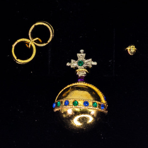 Coronation Orb, Ring, and Bracelet Miniature Set