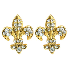 Fleur De Lys Single Stud Earrings - TimeLine Gifts