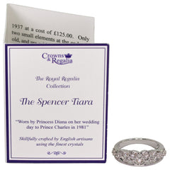 Spencer Tiara Ring Sterling Silver CZ - TimeLine Gifts