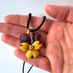 Violet Flower Pendant (Small) - TimeLine Gifts