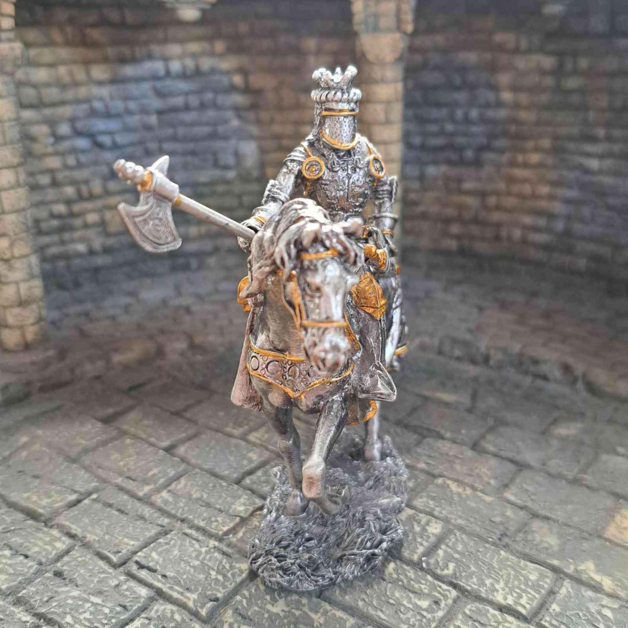 Mounted Knight with Axe