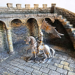 Mounted Pennant Knight statue