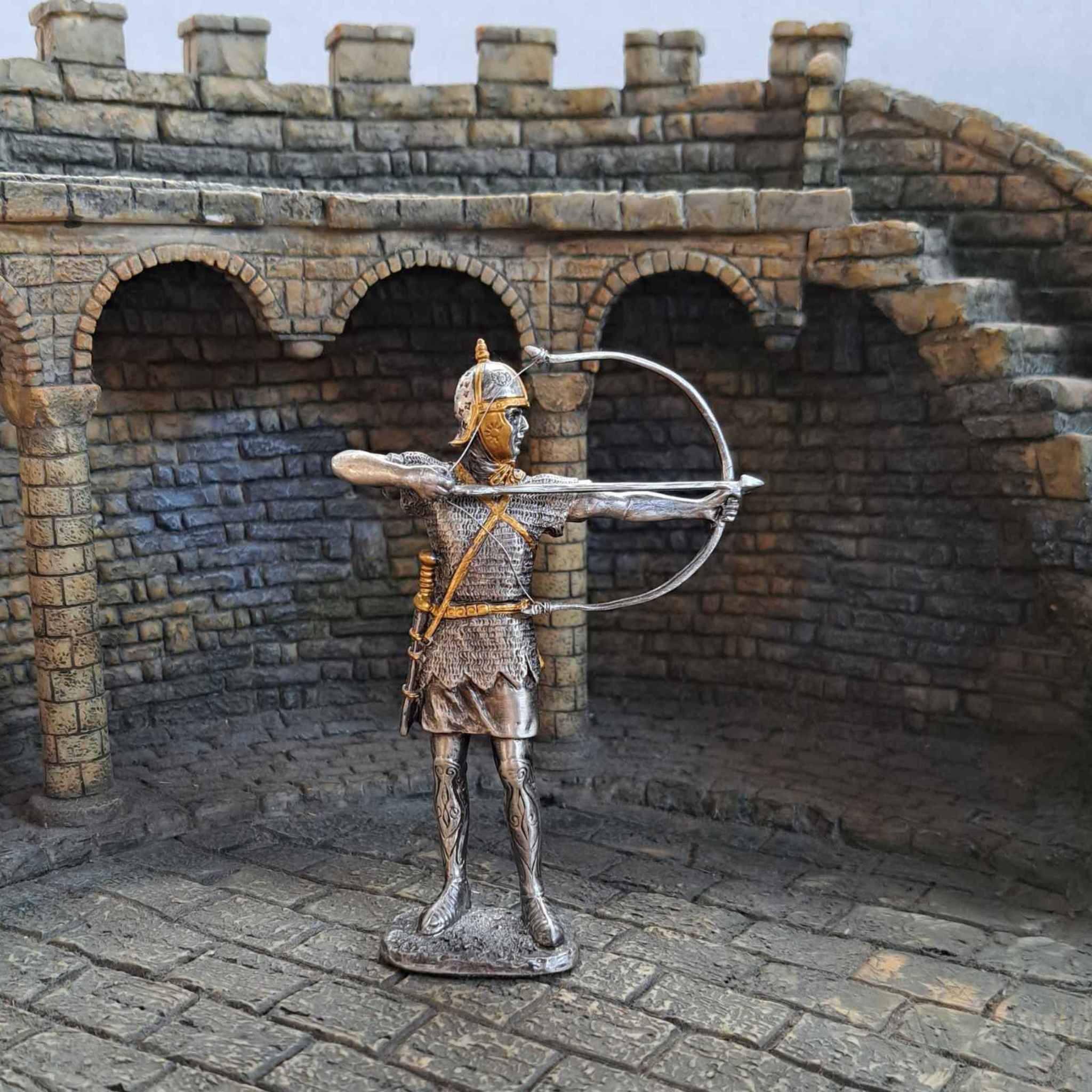 Medieval Archer Metal Knight