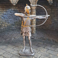 Medieval archer close up