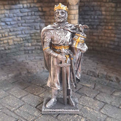 King Arthur Knight Statue close up angle